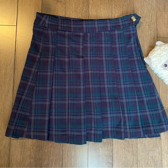 AERIE School Girl Fall Plaid Skirt - Picture 2 of 6